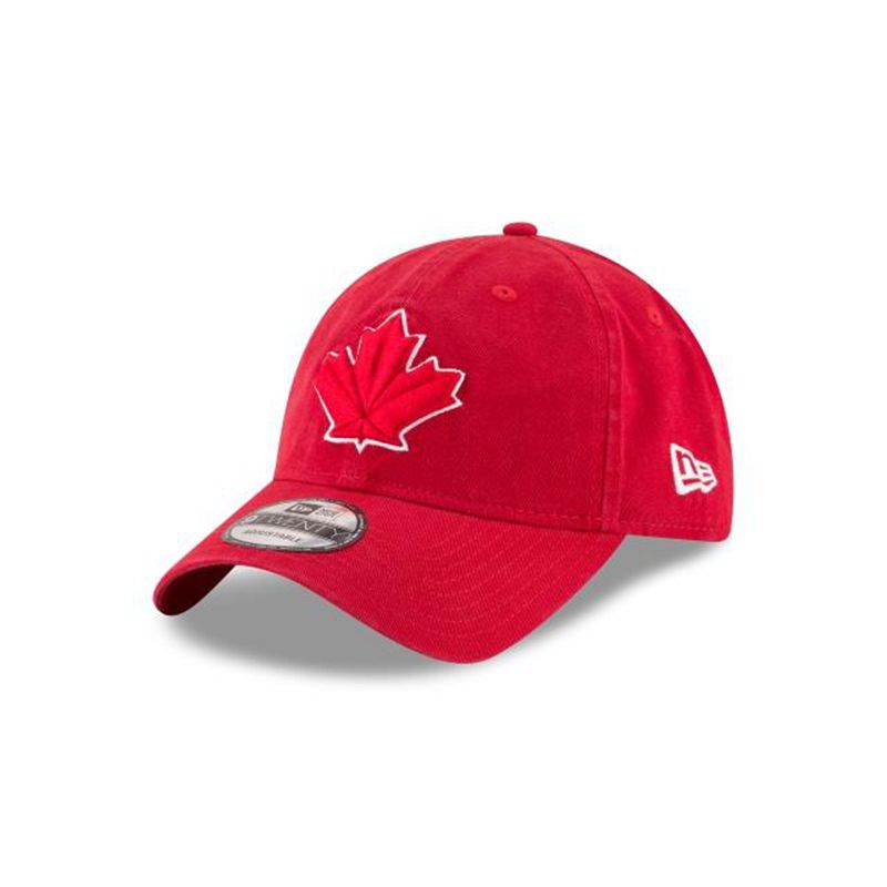 MLB Toronto Blue Jays Core Classic Alt 2 9Twenty Adjustable (KPG0343) - Red New Era Caps